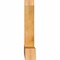 Ekena Millwork Portland Rough Sawn Timber Gable Bracket, Western Red Cedar, 60"W x 35"H x 6"D x 6"F, 14/12 Pitch GBW060X35X0606POR00RWR - alternate 3
